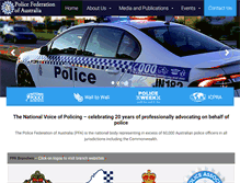 Tablet Screenshot of pfa.org.au
